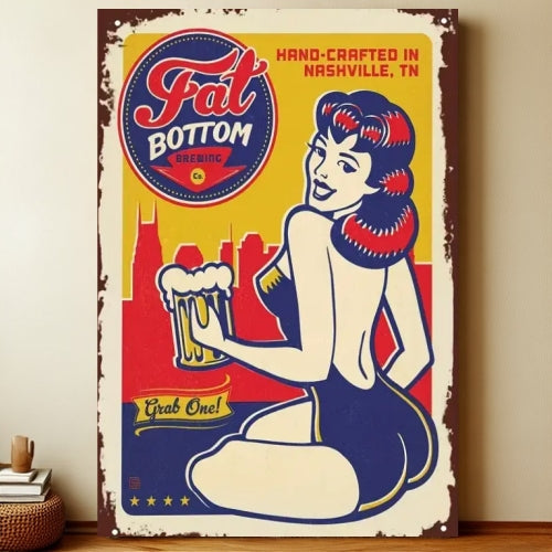 8x12 Funny Bar Metal Sign – Tin Wall Art for Home Bars & Man Caves | Liberty Signs #5007
