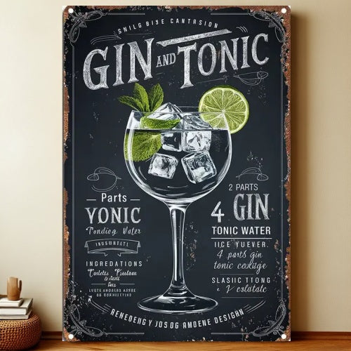 8x12 Funny Bar Metal Sign – Tin Wall Art for Home Bars & Man Caves | Liberty Signs #5028