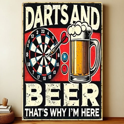 8x12 Funny Bar Metal Sign – Tin Wall Art for Home Bars & Man Caves | Liberty Signs #5035