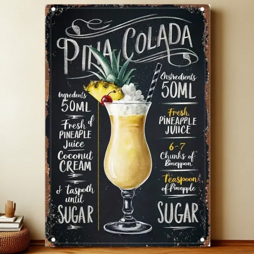 8x12 Funny Bar Metal Sign – Tin Wall Art for Home Bars & Man Caves | Liberty Signs #5043