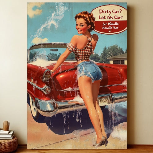 8x12 Classic Car Metal Sign – Vintage Tin Wall Art for Auto Fans & Garages | Liberty Signs #4005