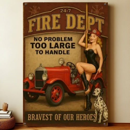 8x12 Classic Car Metal Sign – Vintage Tin Wall Art for Auto Fans & Garages | Liberty Signs #4013