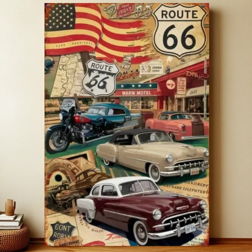 8x12 Classic Car Metal Sign – Vintage Tin Wall Art for Auto Fans & Garages | Liberty Signs #4014