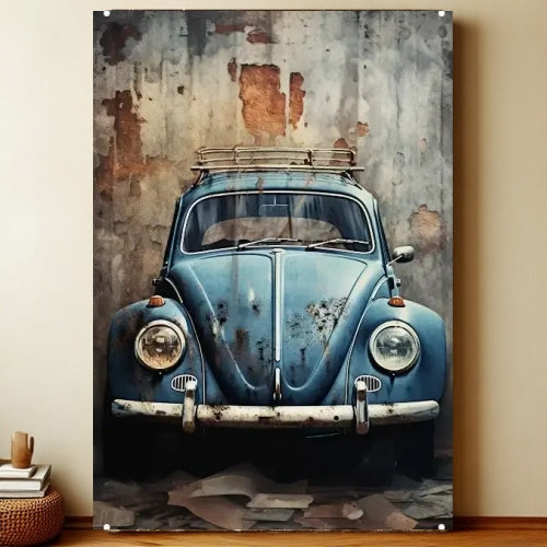 8x12 Classic Car Metal Sign – Vintage Tin Wall Art for Auto Fans & Garages | Liberty Signs #4047