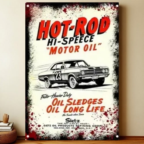 8x12 Classic Car Metal Sign – Vintage Tin Wall Art for Auto Fans & Garages | Liberty Signs #4056