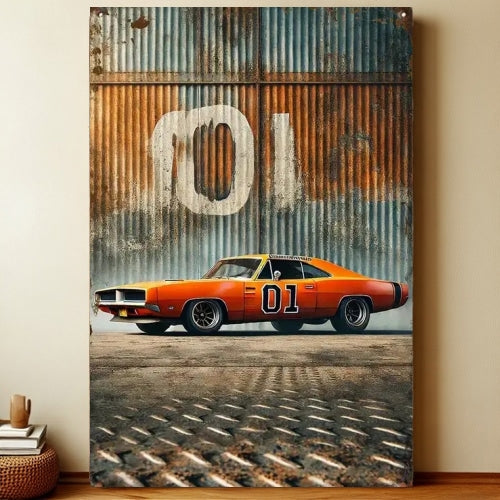 8x12 Classic Car Metal Sign – Vintage Tin Wall Art for Auto Fans & Garages | Liberty Signs #4068