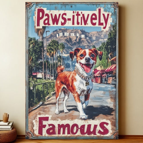 famous-8x12 Funny Quote Metal Sign – Hilarious Tin Wall Art for Office & Garage | Liberty Signs #9004