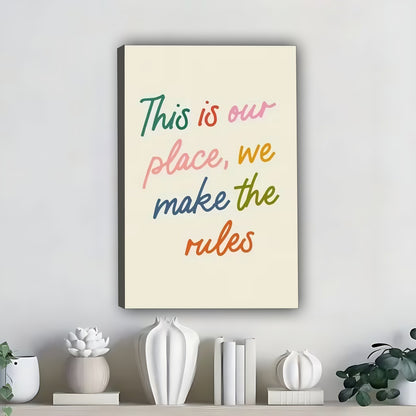 Neutral Abstract Framed Wall Art – Minimalist Line Art for Office or Studio | Liberty Signs #SZ314