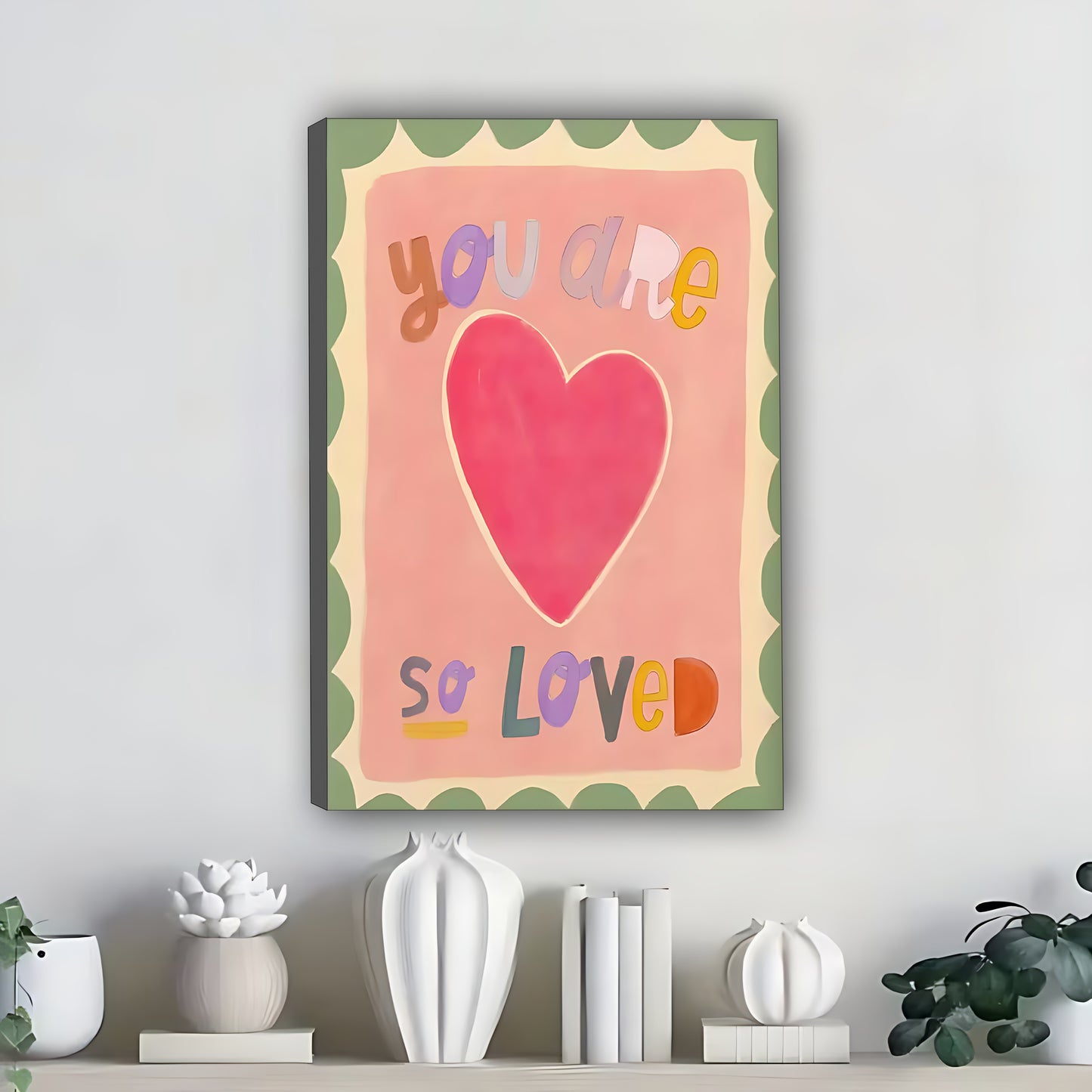 Neutral Abstract Framed Wall Art – Minimalist Line Art for Office or Studio | Liberty Signs #SZ281