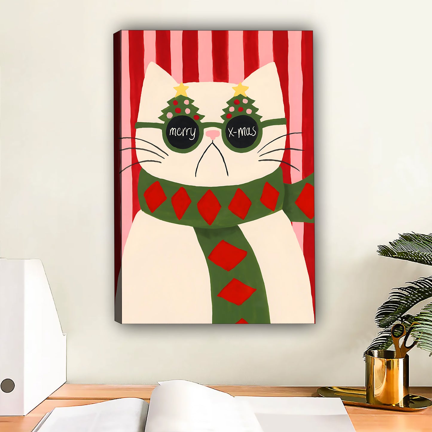 Christmas Wall Art – Festive Canvas Decor for Holiday Homes | Liberty Signs #SZ125