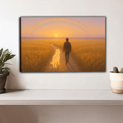 Funny Dog Art - Canvas Wall Art - Abstract Funny Living Room Decor| Liberty Signs #HZ029