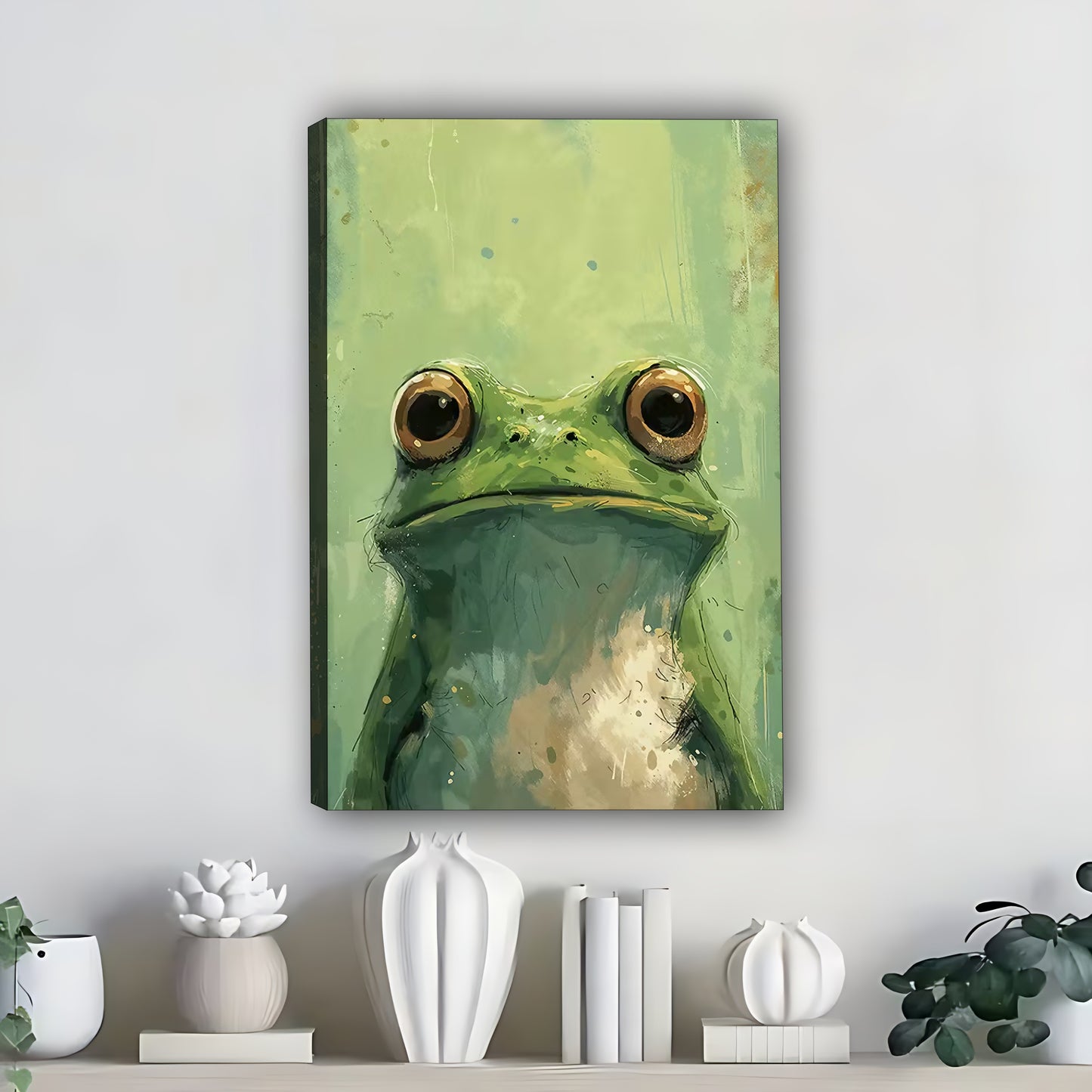 Neutral Abstract Framed Wall Art – Minimalist Line Art for Office or Studio | Liberty Signs #SZ315