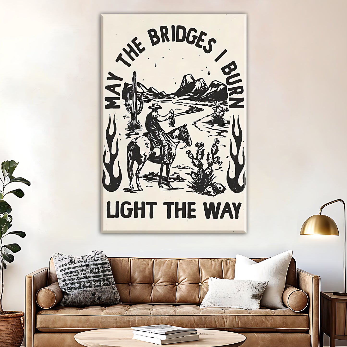 Neutral Abstract Framed Wall Art – Minimalist Line Art for Office or Studio | Liberty Signs#M3179