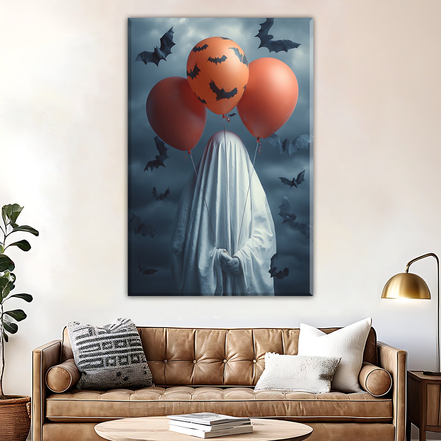 Halloween Collection -  Canvas Wall Art - Holiday Living Room Decor | Liberty Sign #SZ014