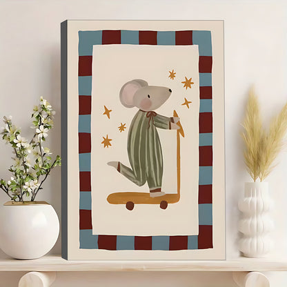 Neutral Abstract Framed Wall Art – Minimalist Line Art for Office or Studio | Liberty Signs #SZ259