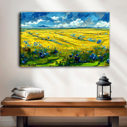 Oil Painting Landscape Art -  Canvas Wall Art - Landscape Design Living Room Decor |Liberty Signs #HZ004