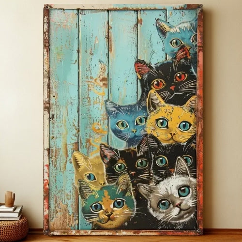 8x12 Farmhouse Metal Sign – Rustic Tin Wall Art with Barn & Animals | Liberty Signs #7062