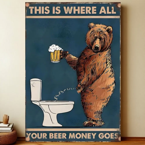 8x12 Funny Quote Metal Sign – Hilarious Tin Wall Art for Office & Garage | Liberty Signs #9067