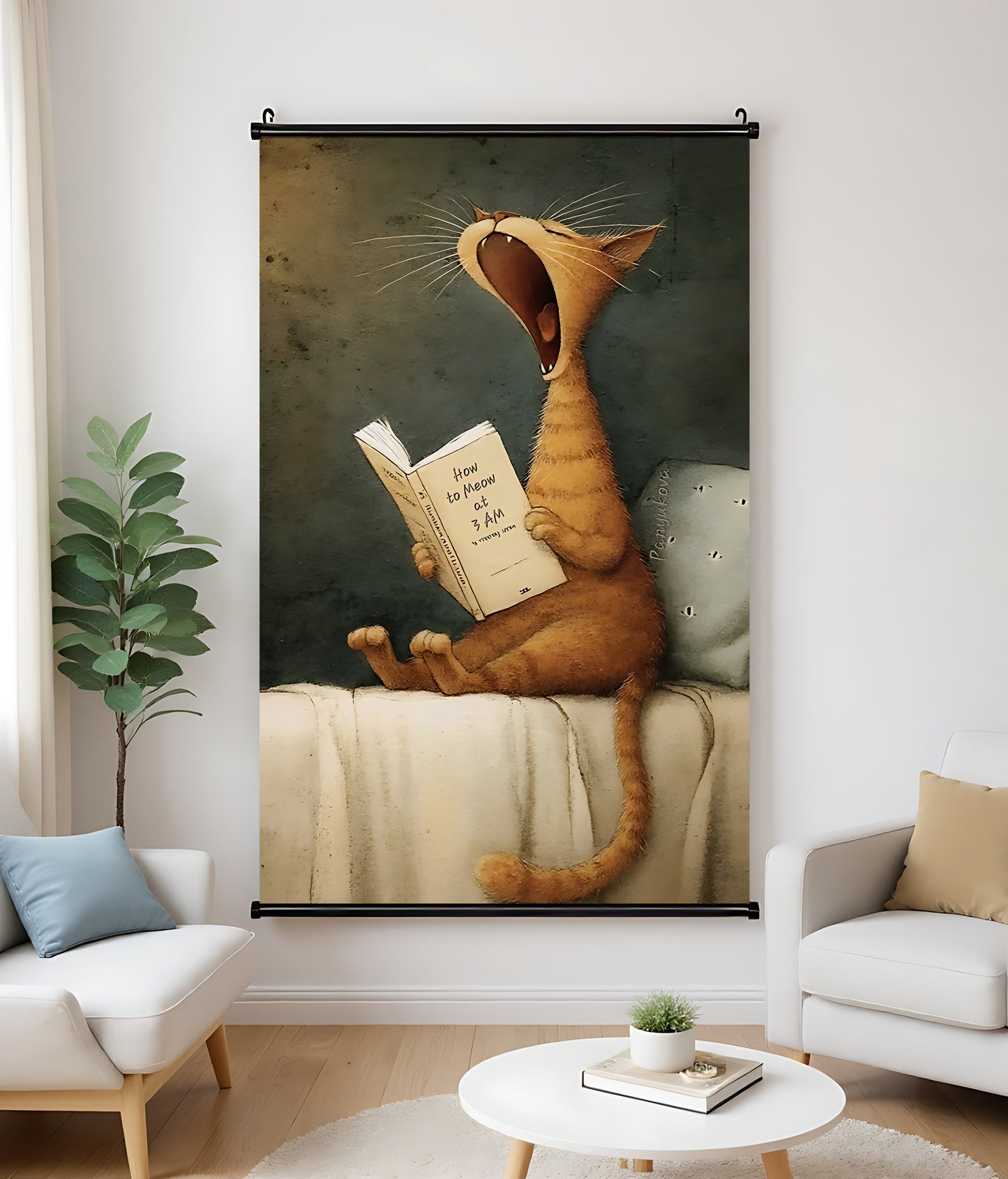 Oil Canvas Wall Scroll – Bring Elegance and Art to Any Room| Liberty Signs #G0003