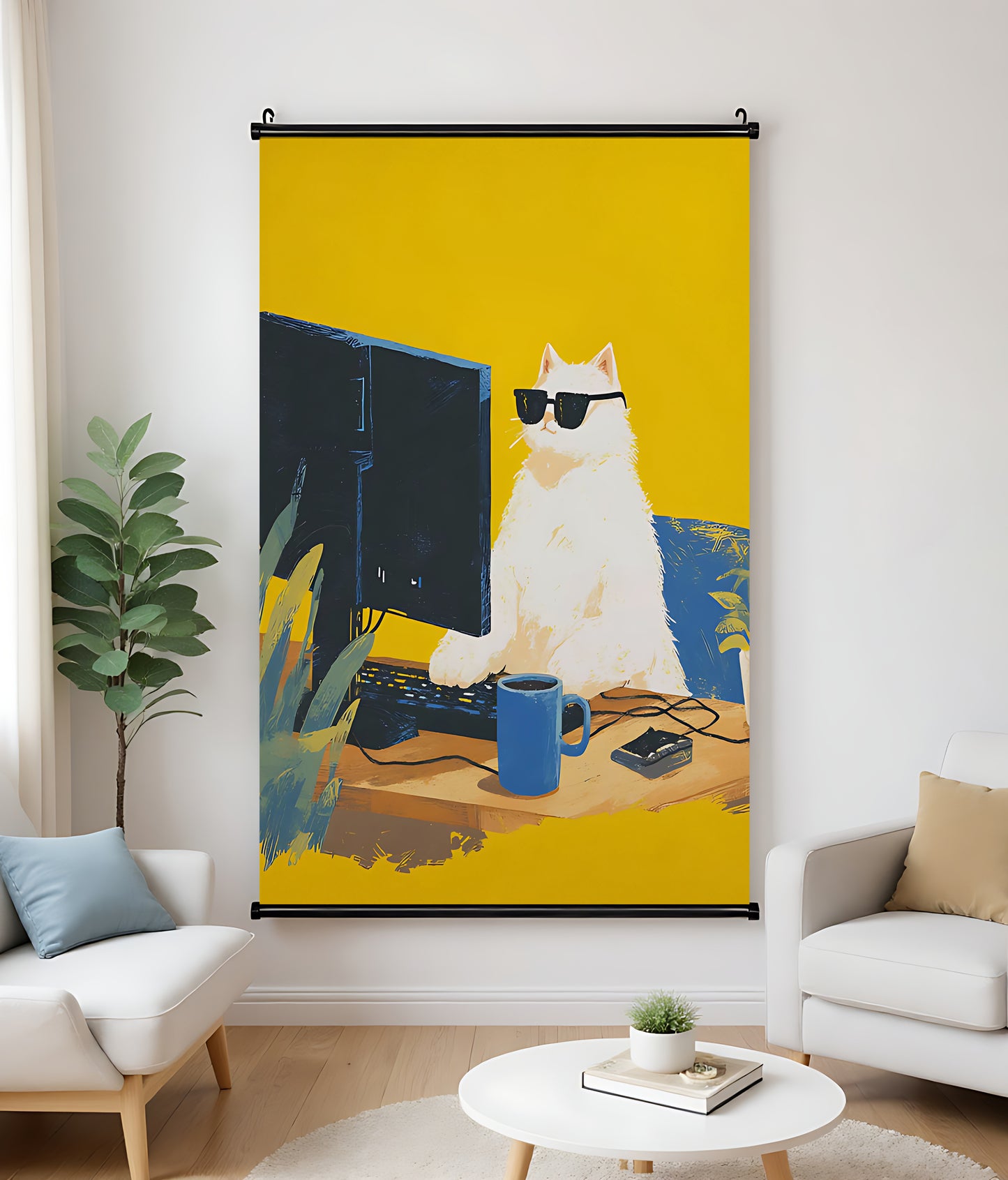 Oil Canvas Wall Scroll – Bring Elegance and Art to Any Room| Liberty Signs #G0017