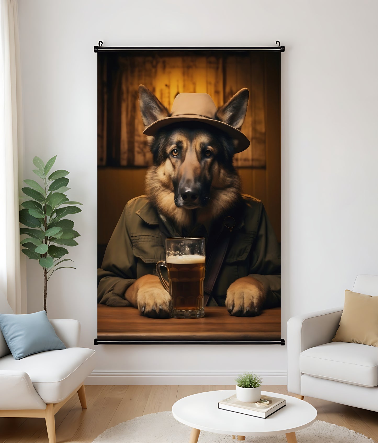 Oil Canvas Wall Scroll – Bring Elegance and Art to Any Room| Liberty Signs #G0047