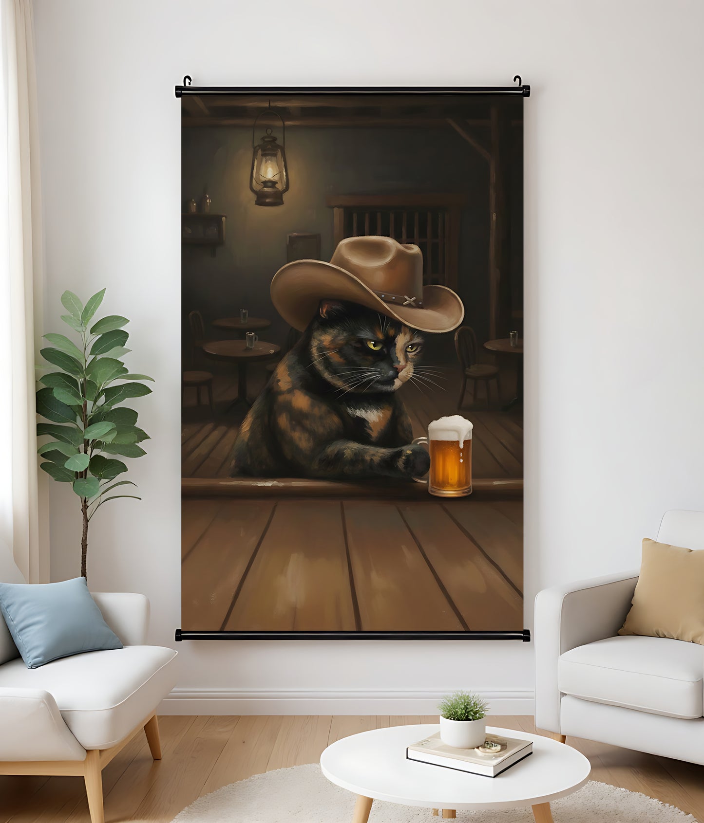 Oil Canvas Wall Scroll – Bring Elegance and Art to Any Room| Liberty Signs #G0053