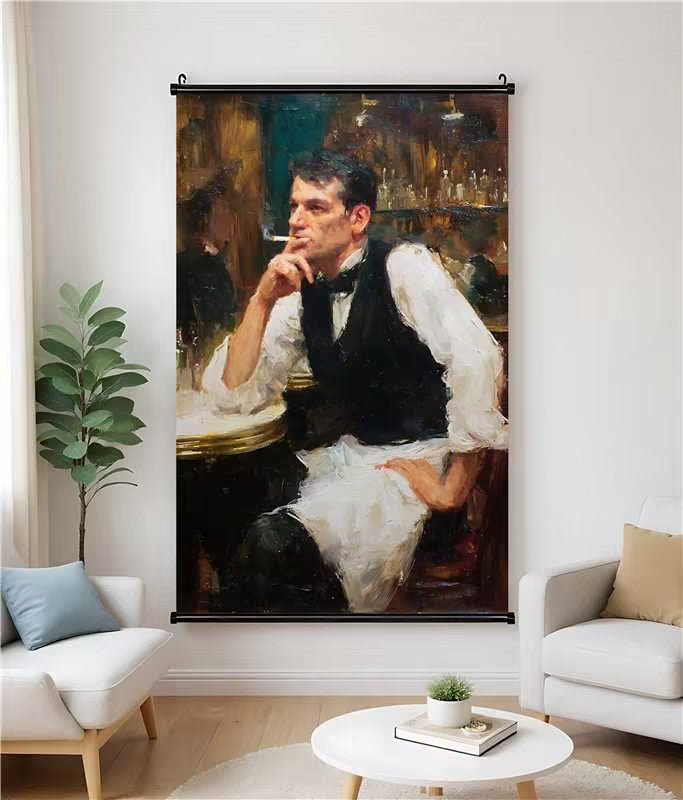 Oil Canvas Wall Scroll – Bring Elegance and Art to Any Room| Liberty Signs #G0075