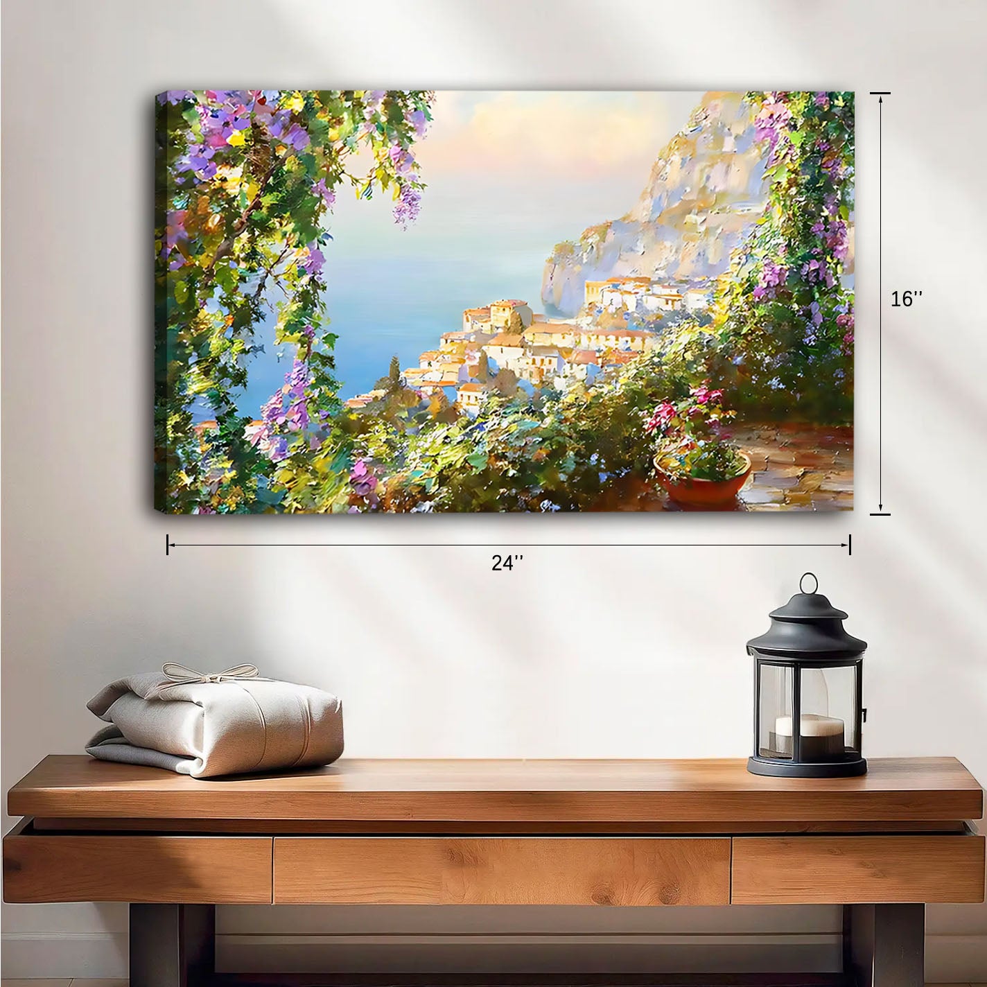 Oil Painting Landscape Art -  Canvas Wall Art - Landscape Design Living Room Decor | Liberty Signs #HZ003