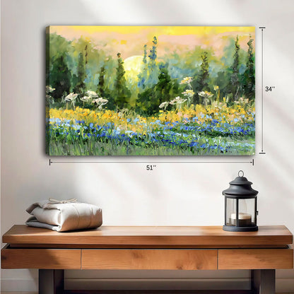 Oil Painting Landscape Art - Canvas Wall Art - Landscape Design Living Room Decor |  Liberty Signs #HZ005