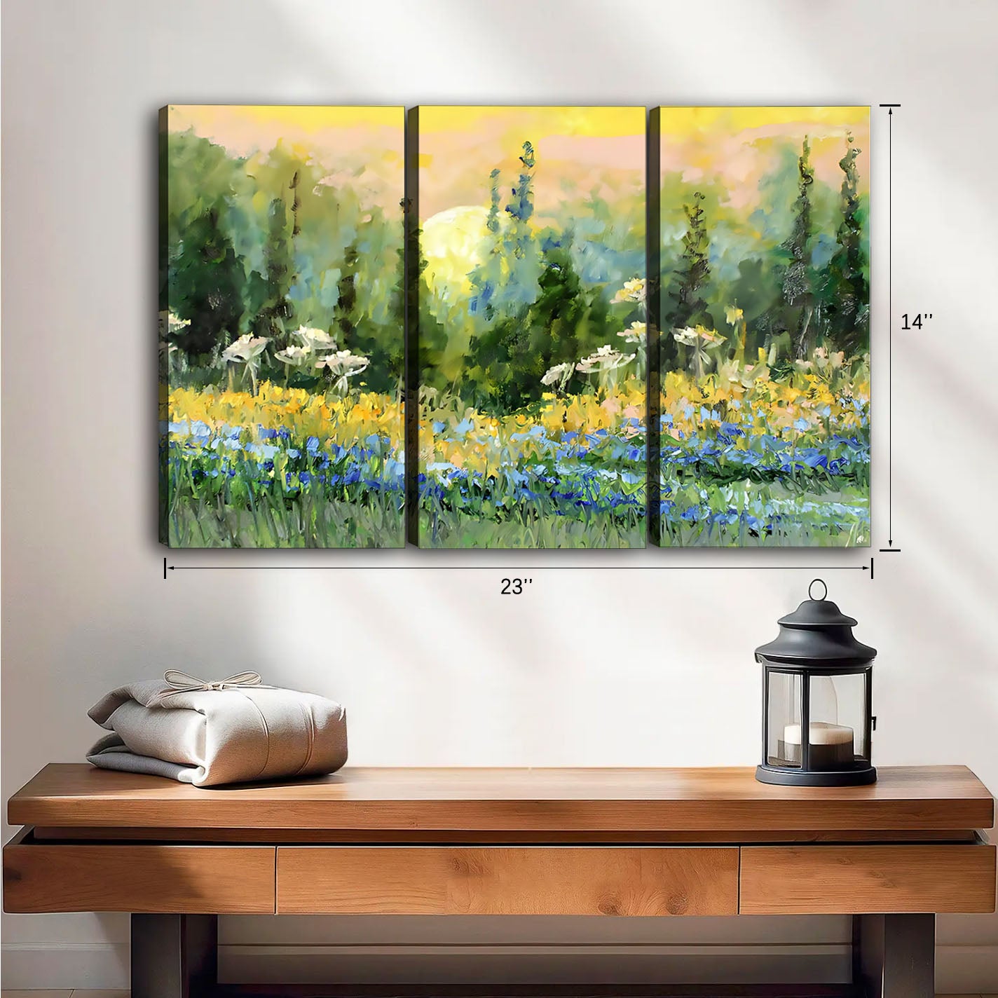 Oil Painting Landscape Art - Canvas Wall Art - Landscape Design Living Room Decor |  Liberty Signs #HZ005
