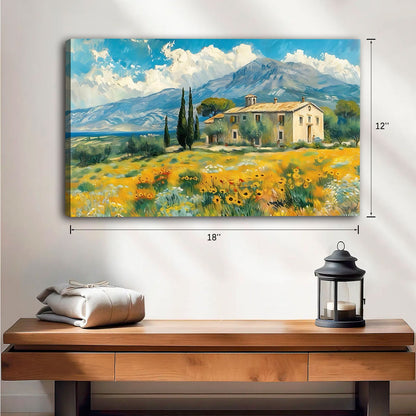 Oil Painting Landscape Art -  Canvas Wall Art - Landscape Design Living Room Decor |  Liberty Signs #HZ006