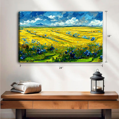 Oil Painting Landscape Art -  Canvas Wall Art - Landscape Design Living Room Decor |Liberty Signs #HZ004