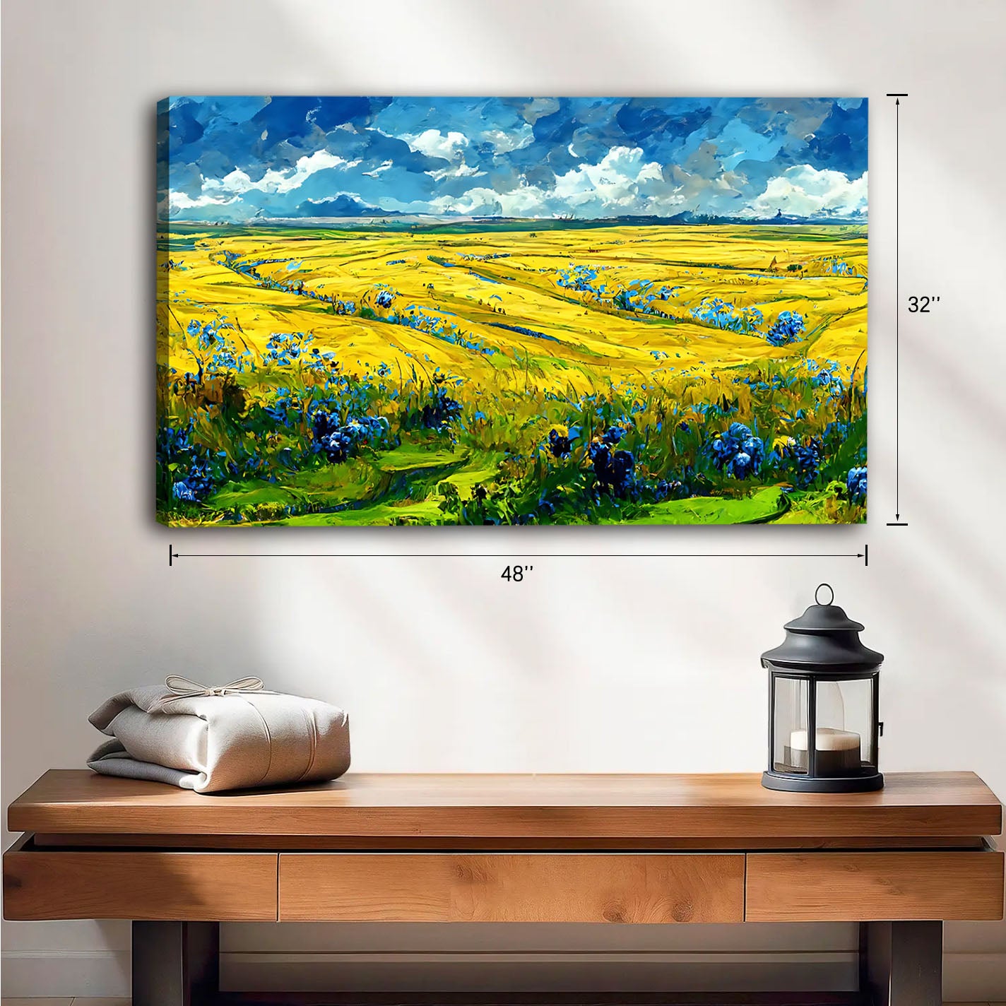 Oil Painting Landscape Art -  Canvas Wall Art - Landscape Design Living Room Decor |Liberty Signs #HZ004