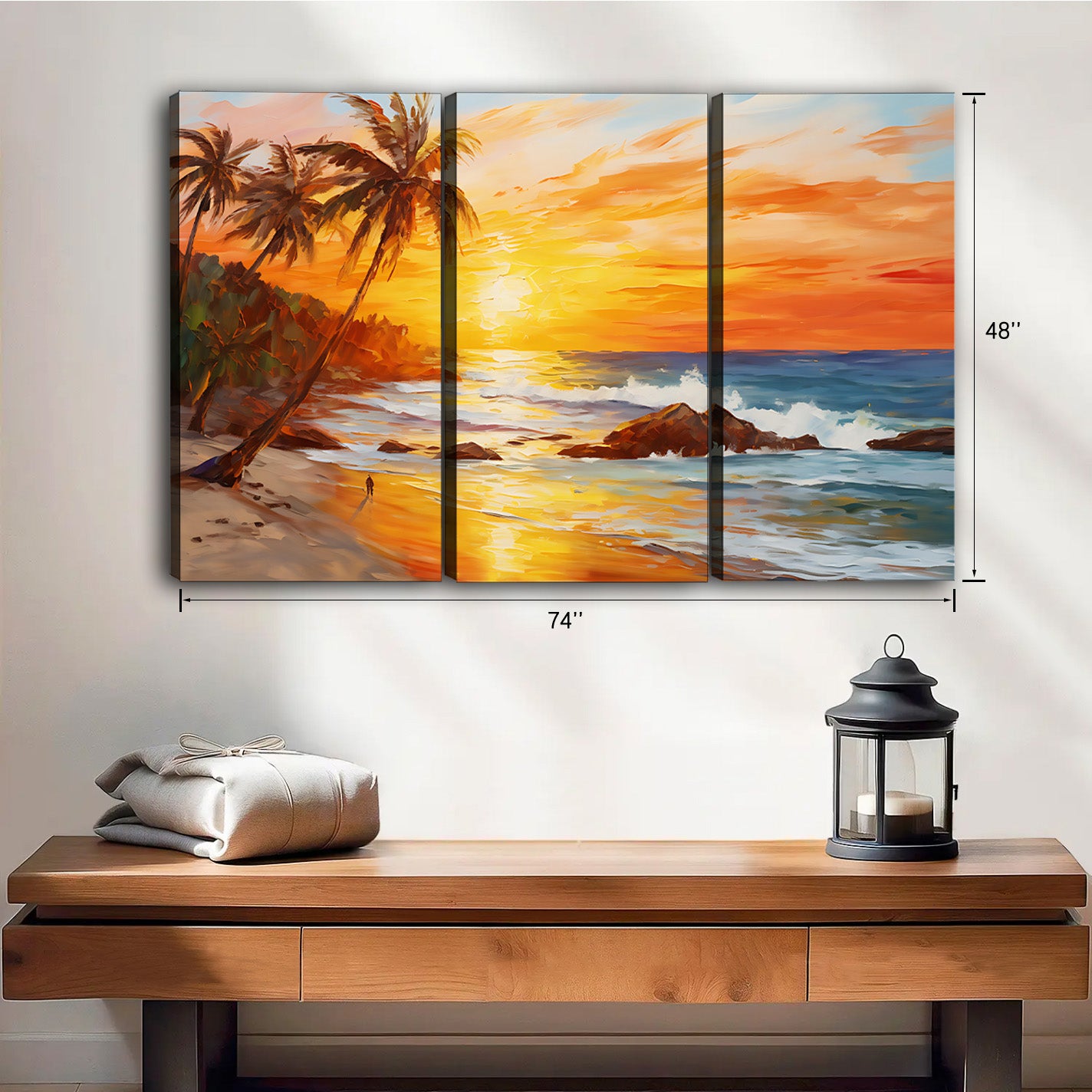 Oil Painting Landscape Art -  Canvas Wall Art - Landscape Design Living Room Decor| Liberty Signs  #HZ008