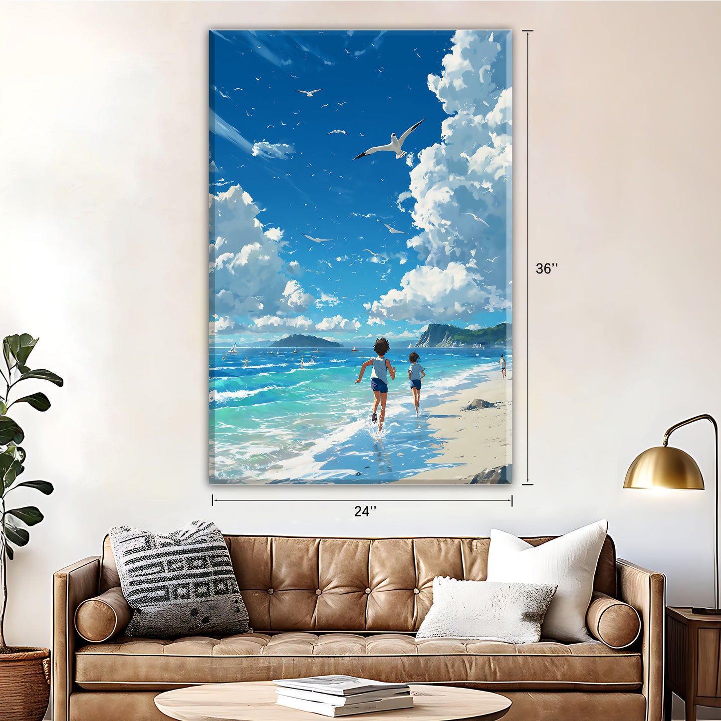 Oil Painting Landscape Art -  Canvas Wall Art - Landscape Design Living Room Decor | Liberty Signs #HZ015