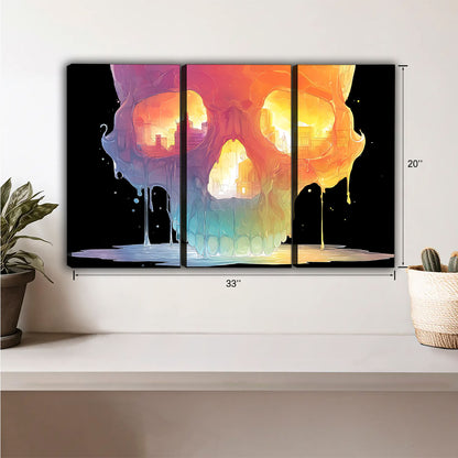 Halloween Collection - Canvas Wall Art - Holiday Living Room Decor | Liberty Sign #HZ016