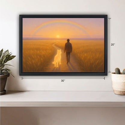 Funny Dog Art - Canvas Wall Art - Abstract Funny Living Room Decor| Liberty Signs #HZ029