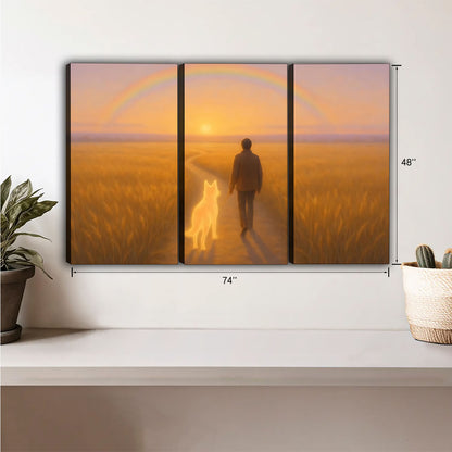 Funny Dog Art - Canvas Wall Art - Abstract Funny Living Room Decor| Liberty Signs #HZ029