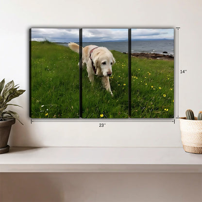 Funny Dog Art - Canvas Wall Art - Abstract Funny Living Room Decor| Liberty Signs #HZ030