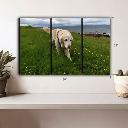 Funny Dog Art - Canvas Wall Art - Abstract Funny Living Room Decor| Liberty Signs #HZ030