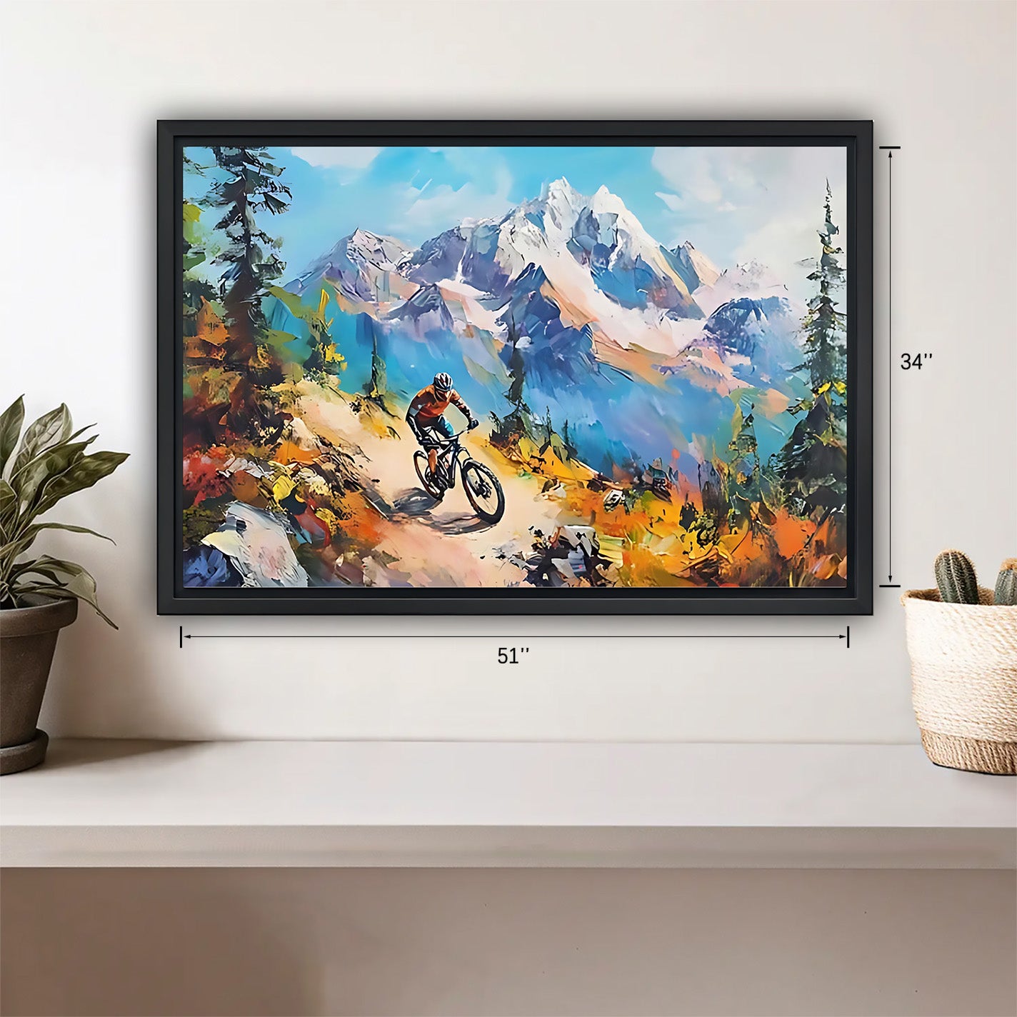 Neutral Abstract Framed Wall Art - Minimalist Line Art for Office or Studio Liberty Signs#HZ032