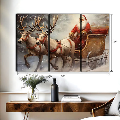 Christmas Wall Art – Festive Canvas Decor for Holiday Homes | Liberty Signs #HZ045
