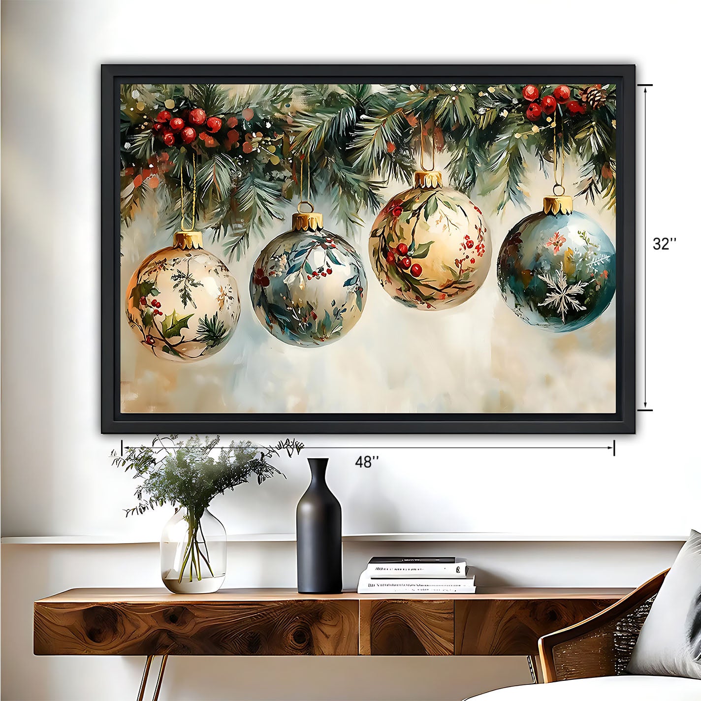 Christmas Wall Art – Festive Canvas Decor for Holiday Homes | Liberty Signs #HZ048