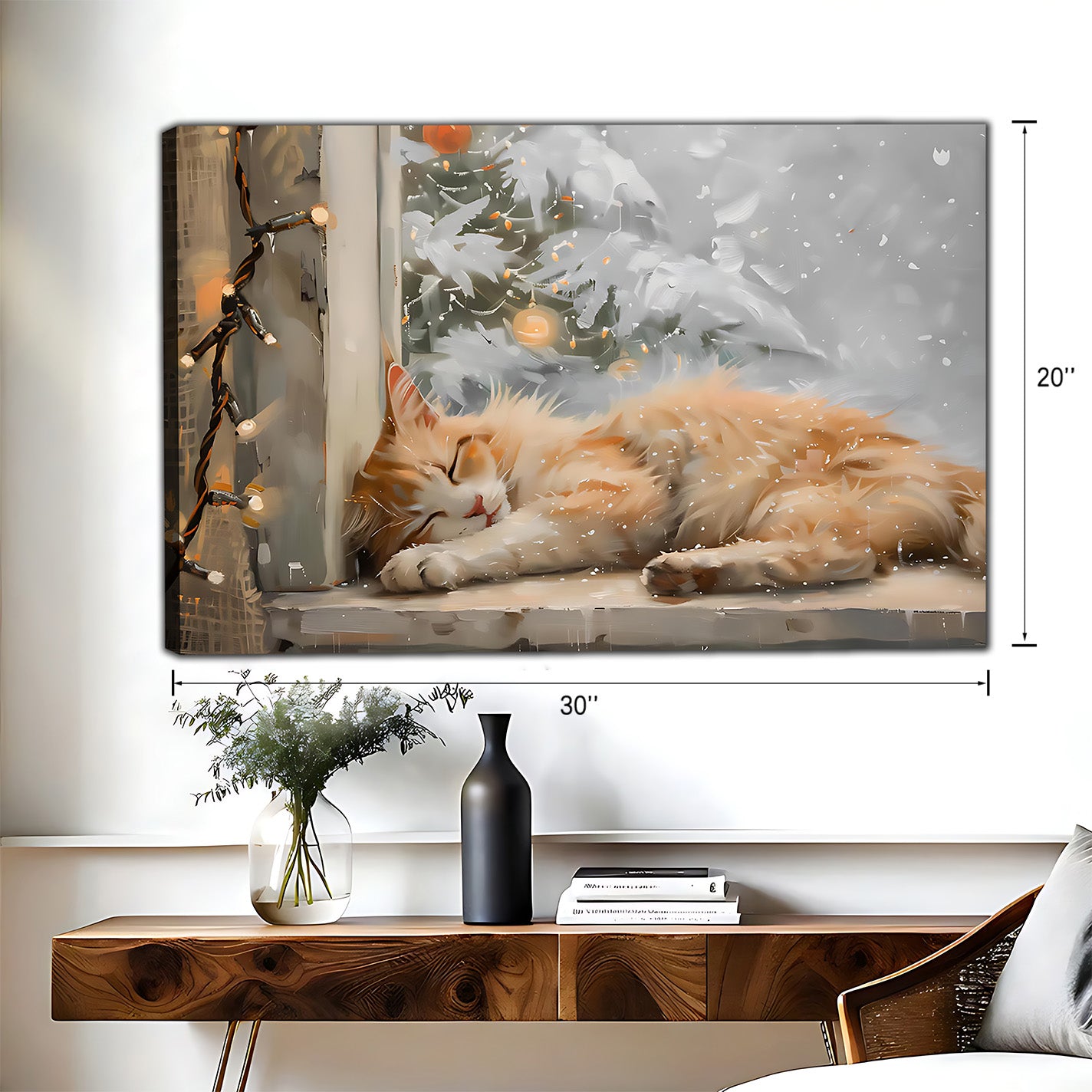 Christmas Wall Art – Festive Canvas Decor for Holiday Homes | Liberty Signs #HZ049