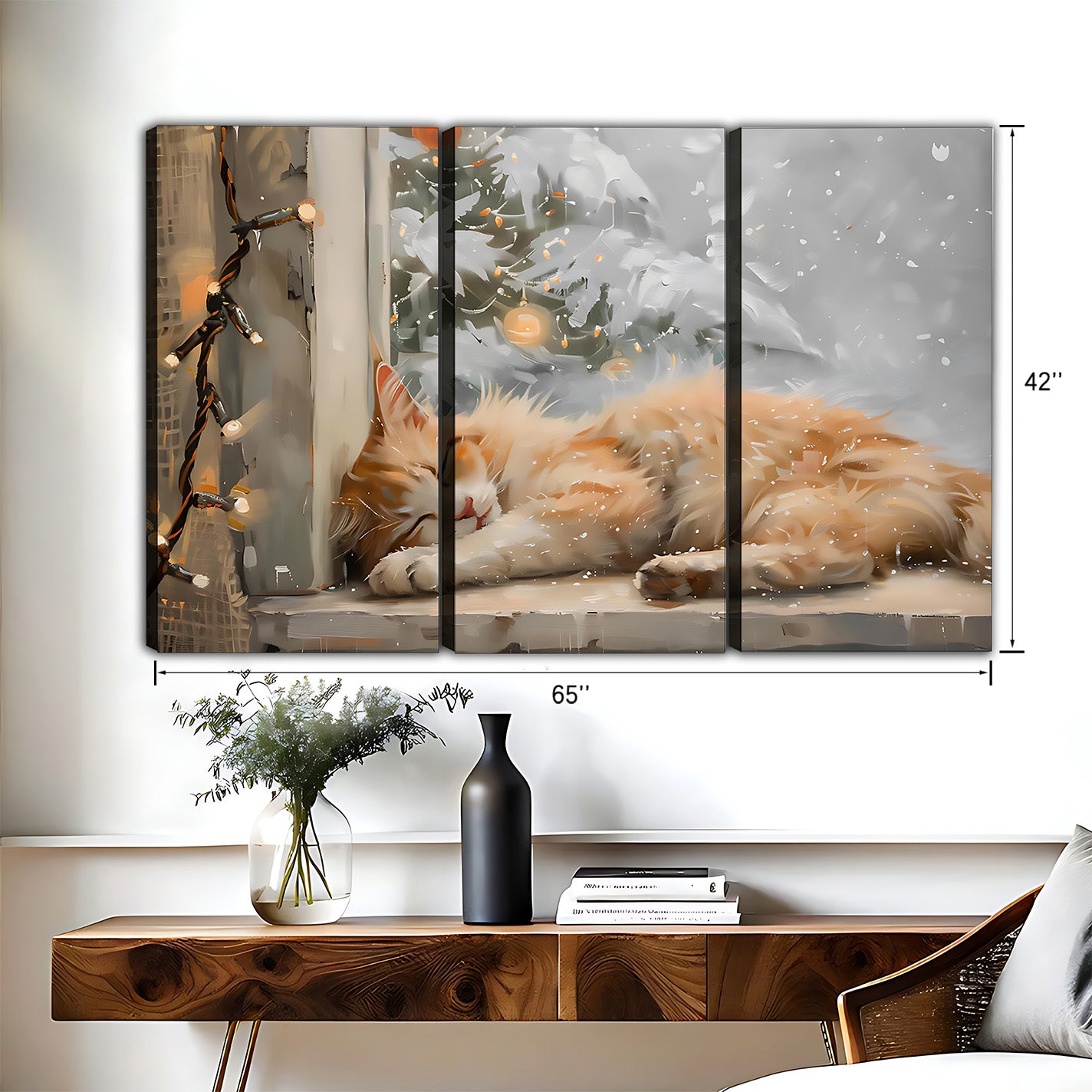 Christmas Wall Art – Festive Canvas Decor for Holiday Homes | Liberty Signs #HZ049