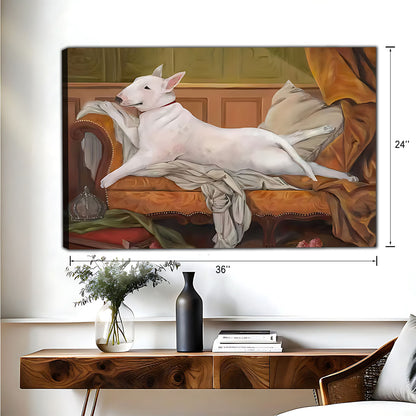 Funny Dog Art - Canvas Wall Art - Abstract Funny Living Room Decor| Liberty Signs #HZ063