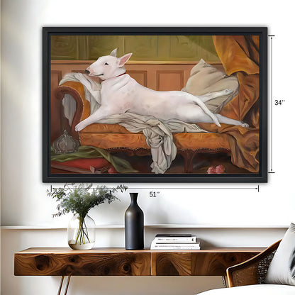 Funny Dog Art - Canvas Wall Art - Abstract Funny Living Room Decor| Liberty Signs #HZ063