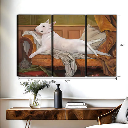 Funny Dog Art - Canvas Wall Art - Abstract Funny Living Room Decor| Liberty Signs #HZ063