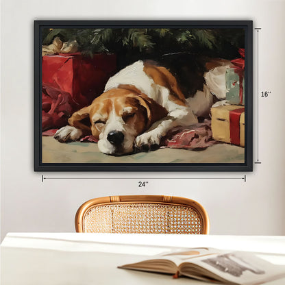 Funny Dog Art - Canvas Wall Art - Abstract Funny Living Room Decor| Liberty Signs #HZ067