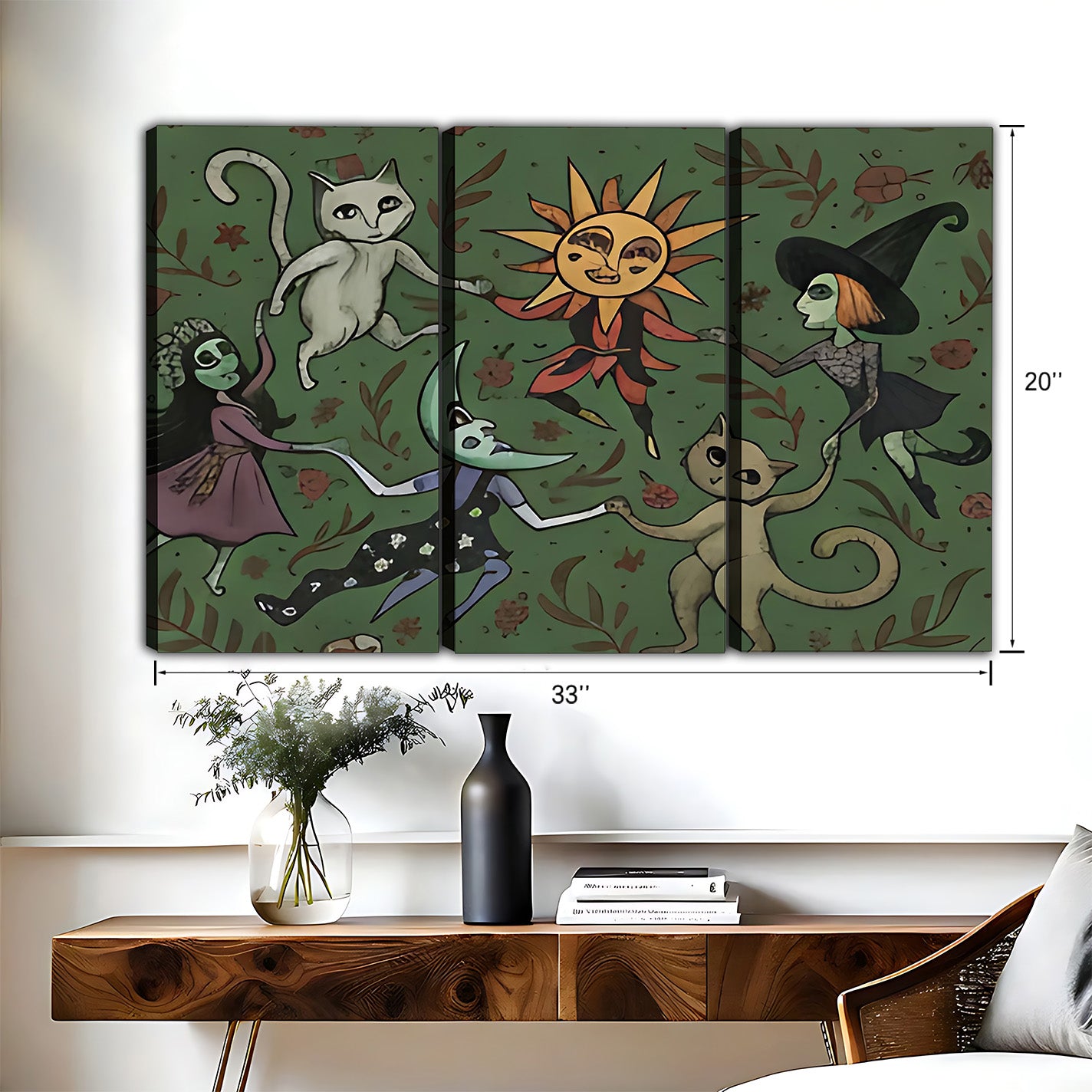 Neutral Abstract Framed Wall Art – Minimalist Line Art for Office or Studio | Liberty Signs #HZ085